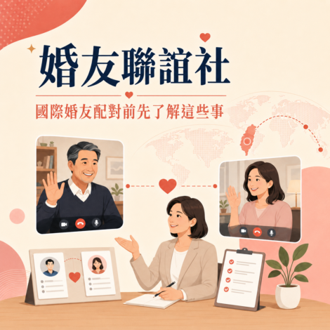 婚友聯誼社如何協助跨國配對？跨國婚友配對前先了解這些事